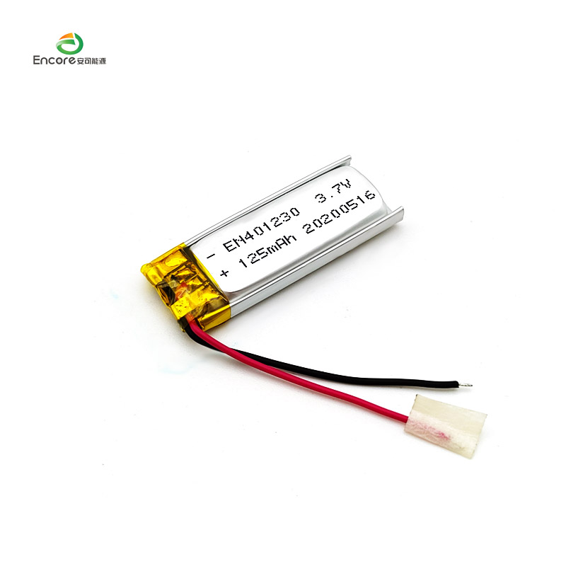 3,7 V 125 mah intelligens viselhető eszközök Lipo akkumulátor