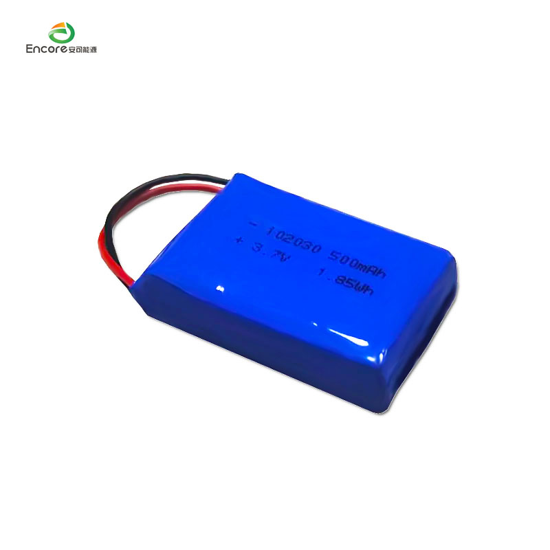 3.7V 500mah 1.85Wh lipo akkumulátor