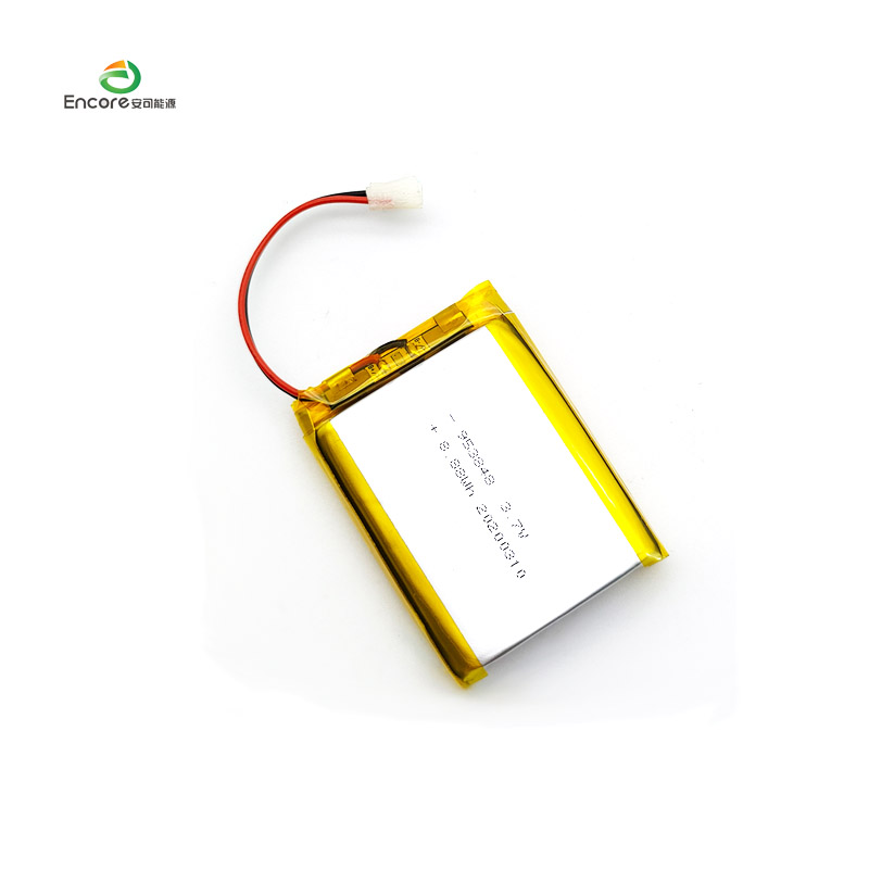 953848 2400 mAh 3,7 V-os újratölthető lipocella